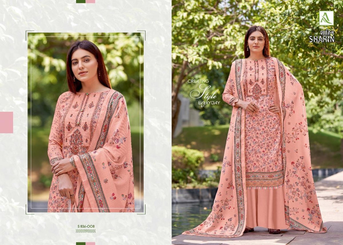 Alok Suits Shahin 836-001 to 836-010 Series 8