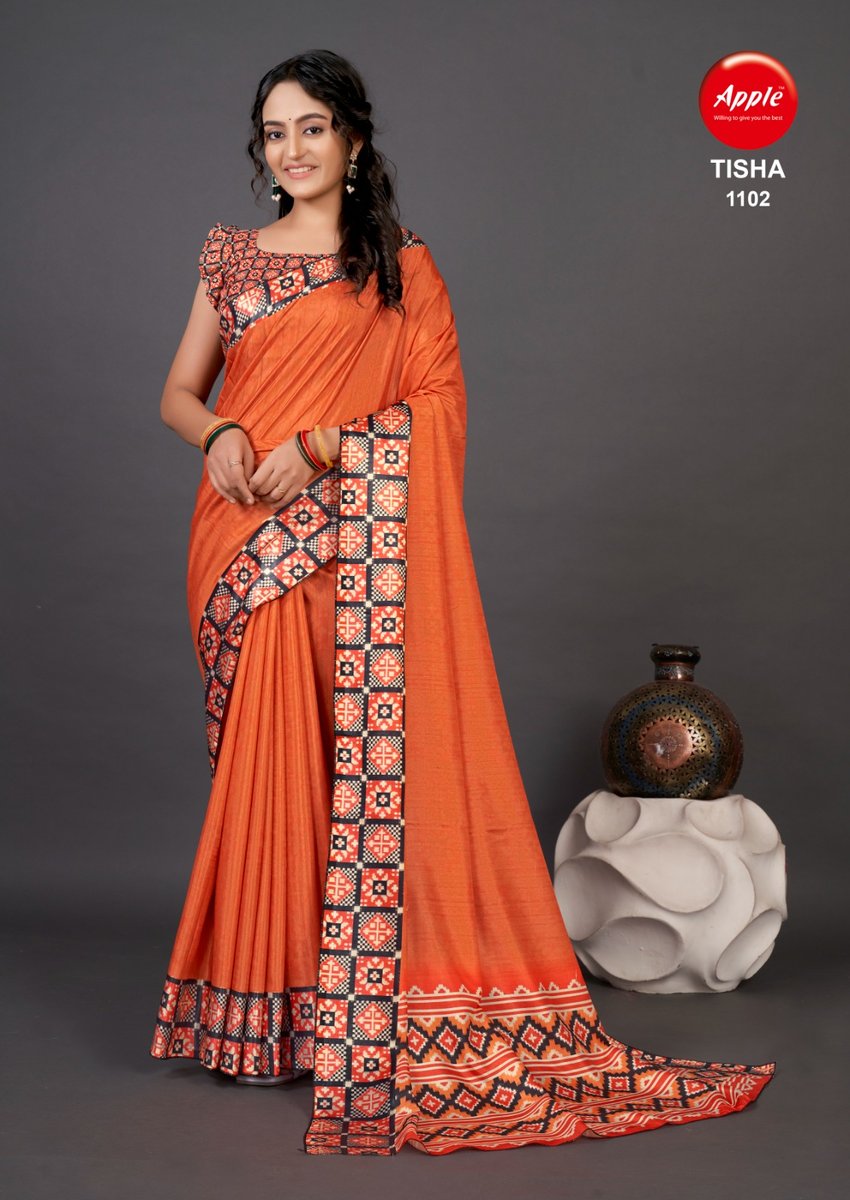 Apple Saree Tisha 1101-1108 Series 2