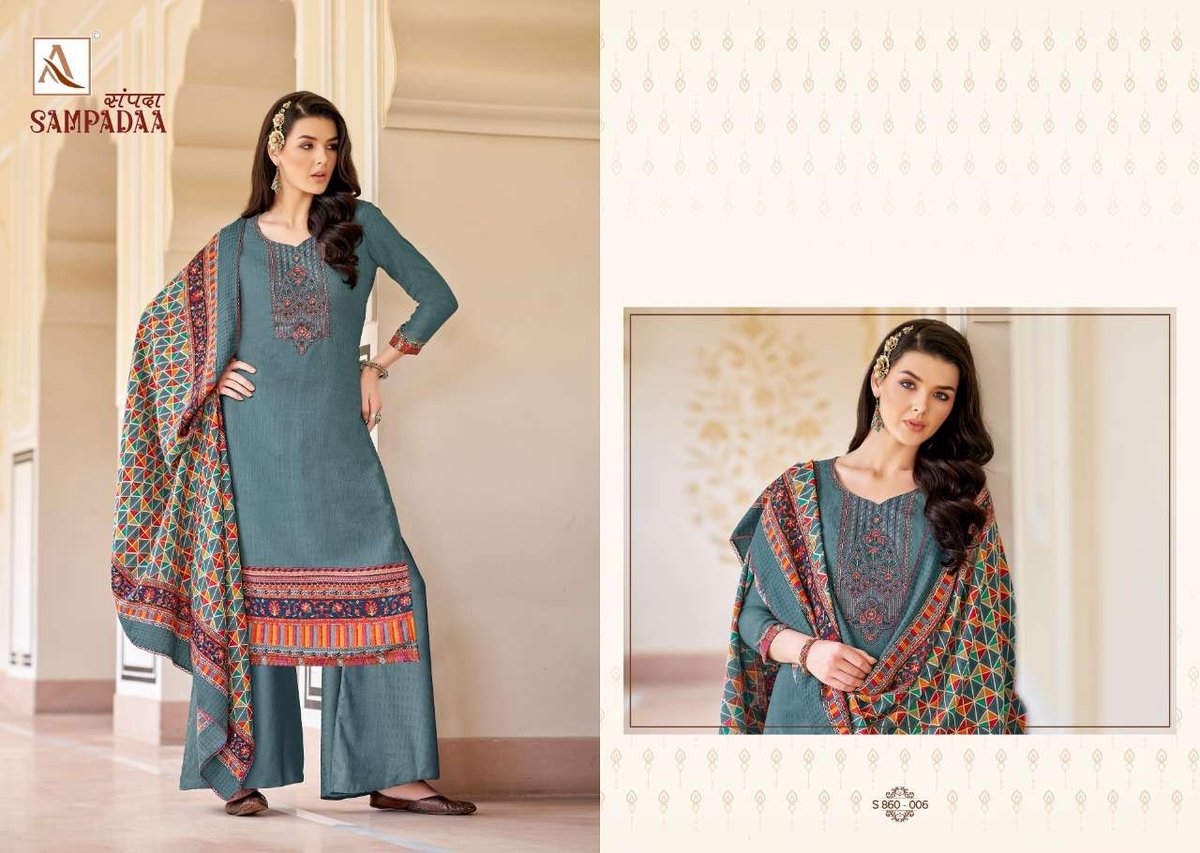 Alok Suits Sampadaa 860-001 To 860-010 Series 6