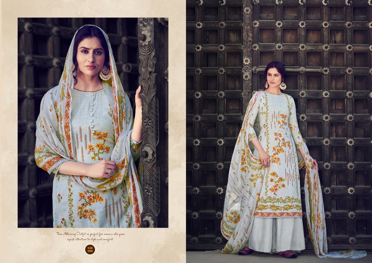 Belliza Designer Nazia 538-001 to 538-010 Series 6