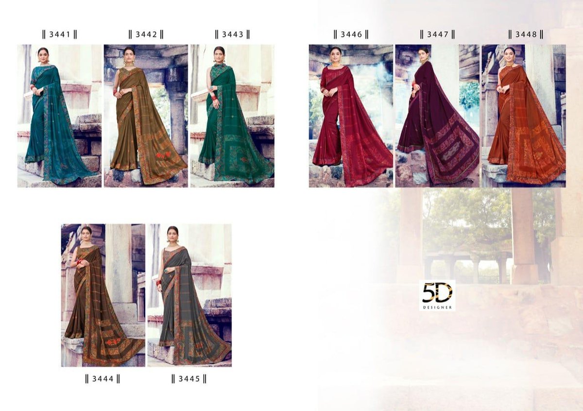5D Designer Navya 3441-3448 Series 9