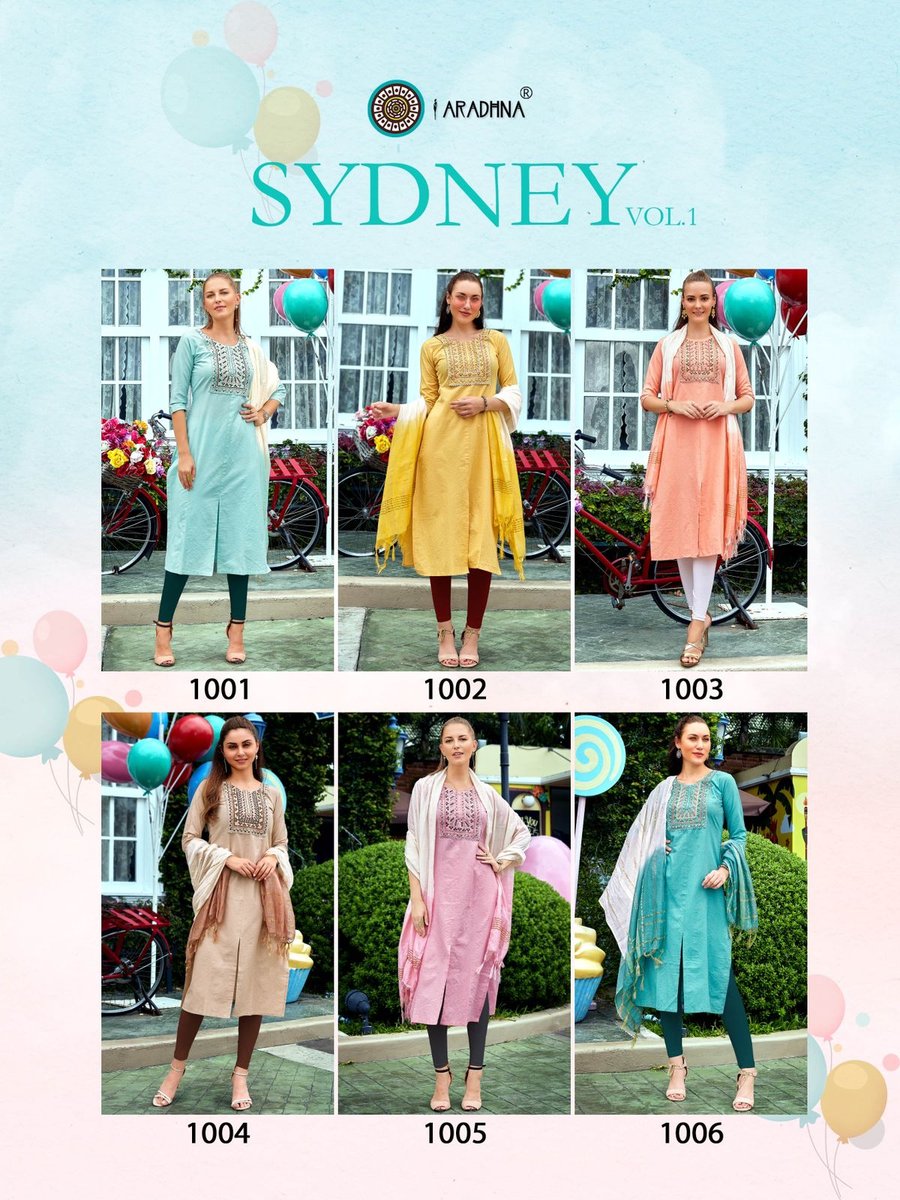 Aradhana Fashion Sydney Vol-1 1001-1006 Series 7
