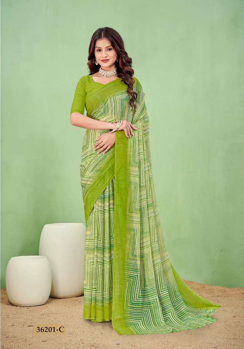RUCHI SAREE STAR CHIFFON LEHRIYA SPECIAL 36201-A TO 36203-D 3
