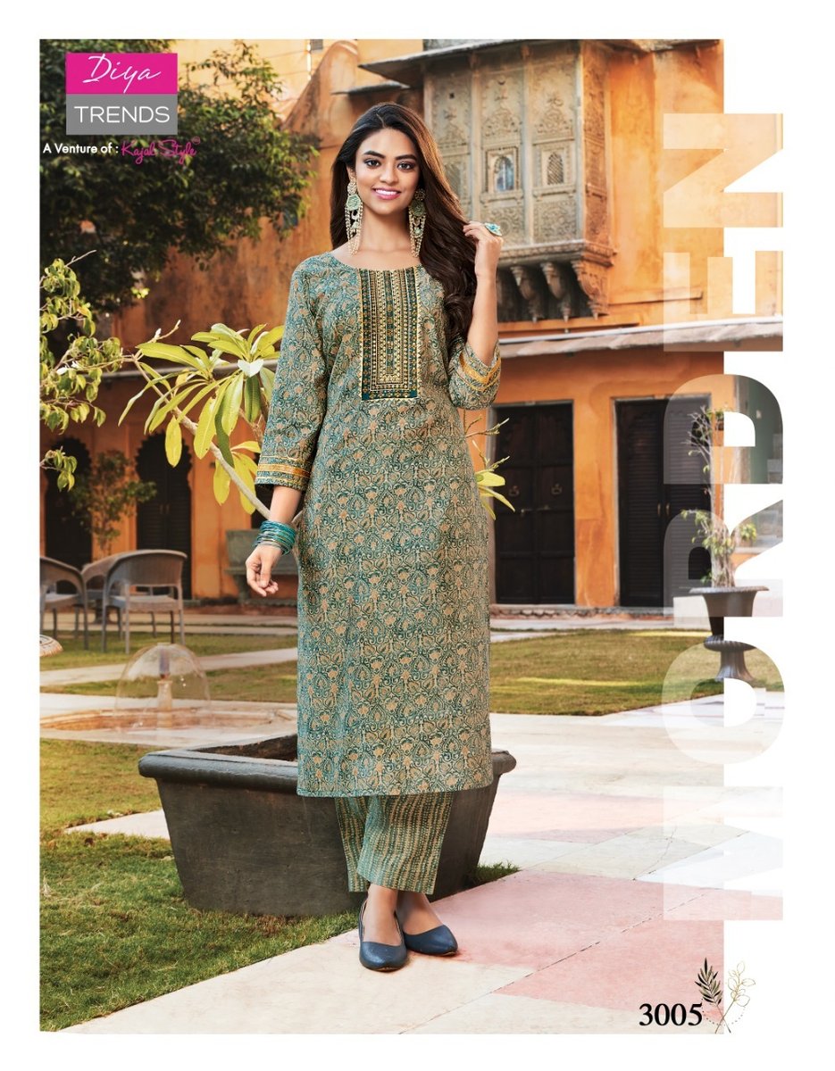 Diya Trends Goldy Vol-3 3001-3010 Series 5