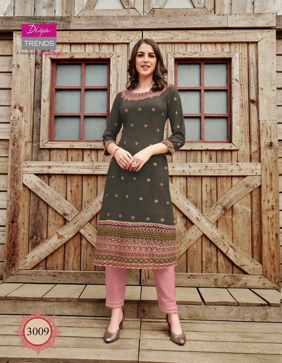 Diya Trendz Victoria Vol-3 3001-3012 Series 9