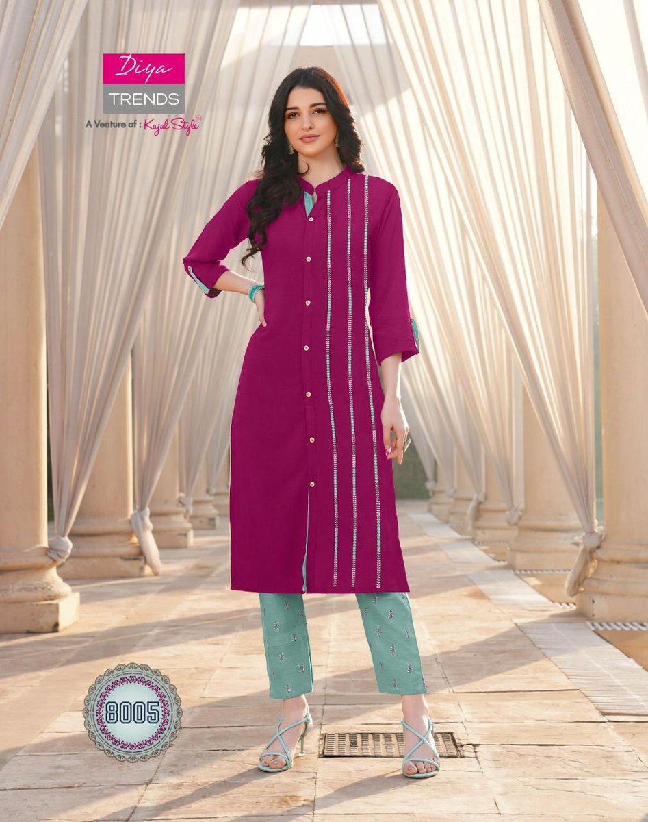 Diya Trendz Biba's Vol-8 8001-8014 Series 5