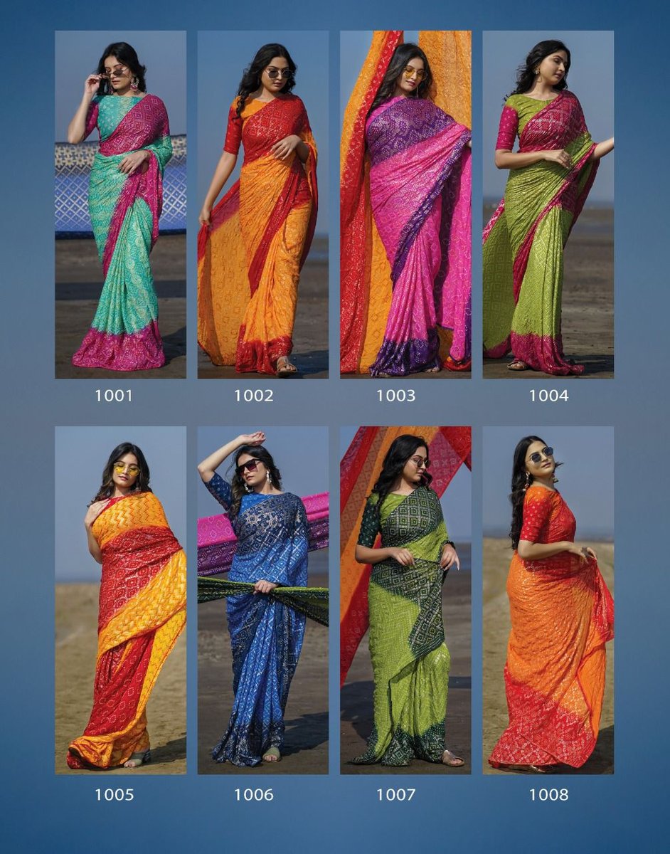 Ashima Bandhani Foily 1001-1008 Series 9