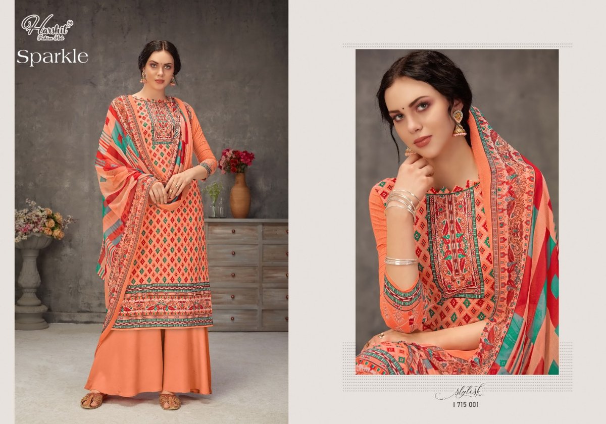 Harshit Fashion Sparkle 1715-001 to 1715-010 Series 1