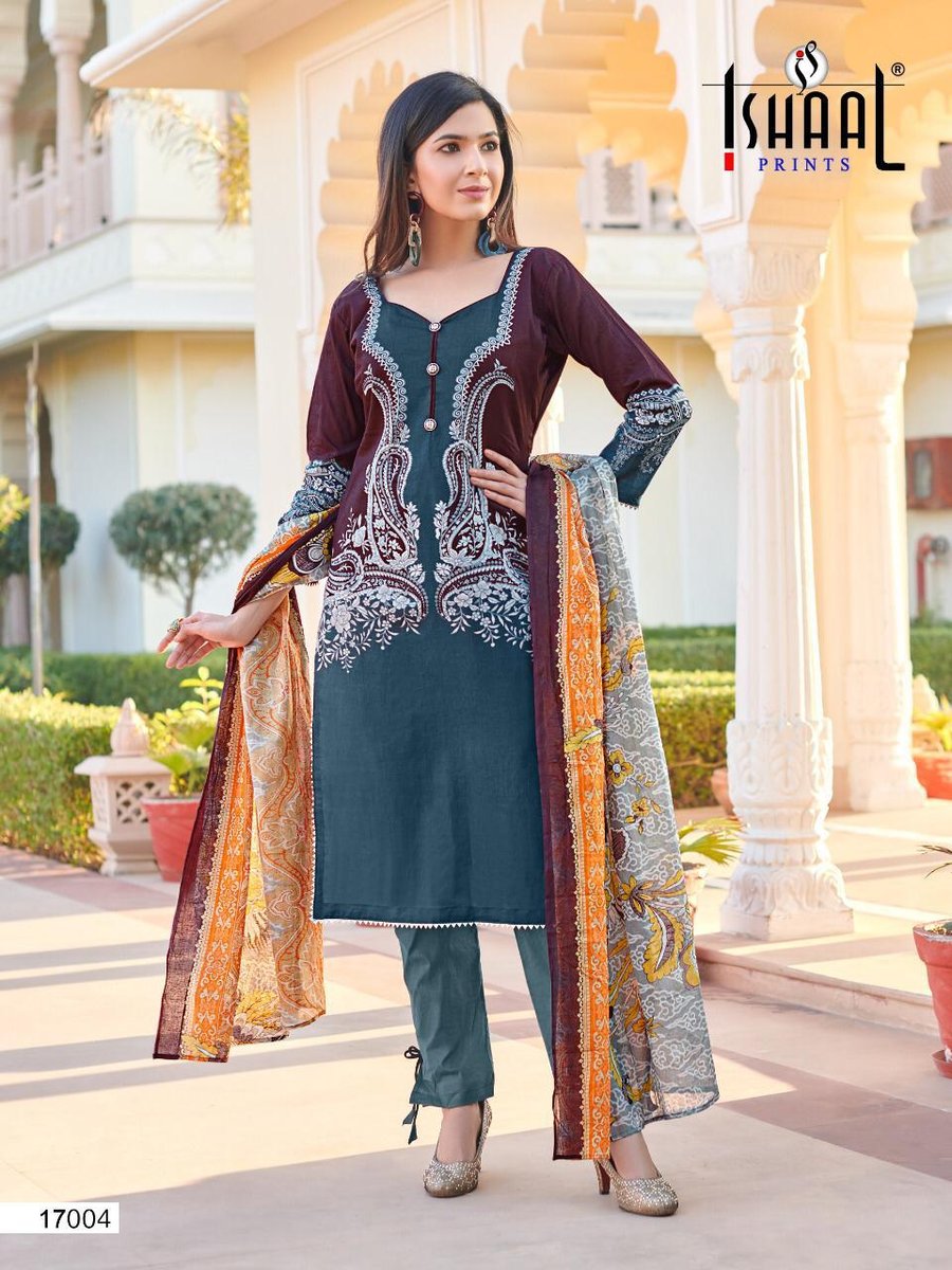 Ishaal Prints Gulmohar Vol-17 17001-17010 Series 4
