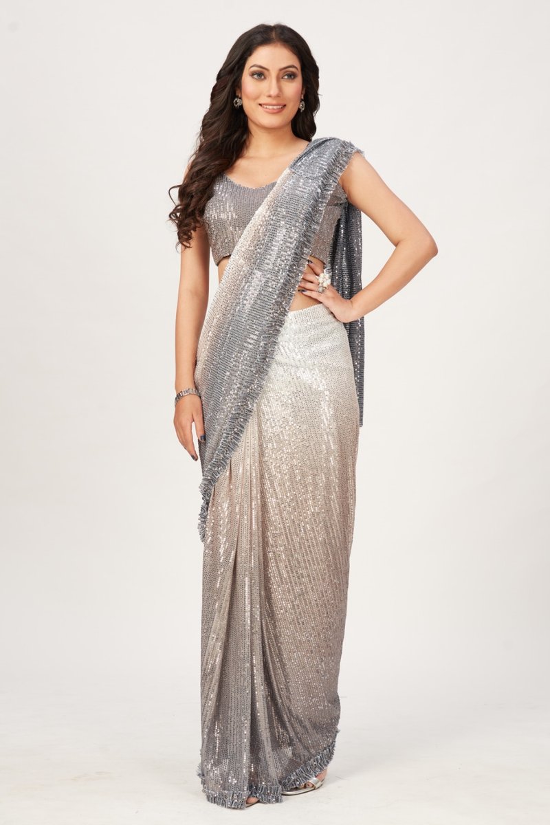 Aamoha Trendz Ready To Wear Designer Saree 101752 Colors 3