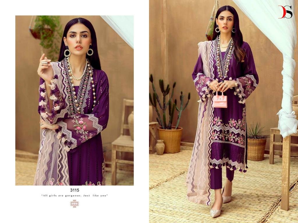 Deepsy Suit Adan's Libas Lawn 23 311-316 Series 5