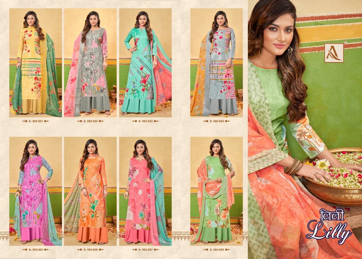 Alok Suit Lilly 965-001 to 965-008 Series 9