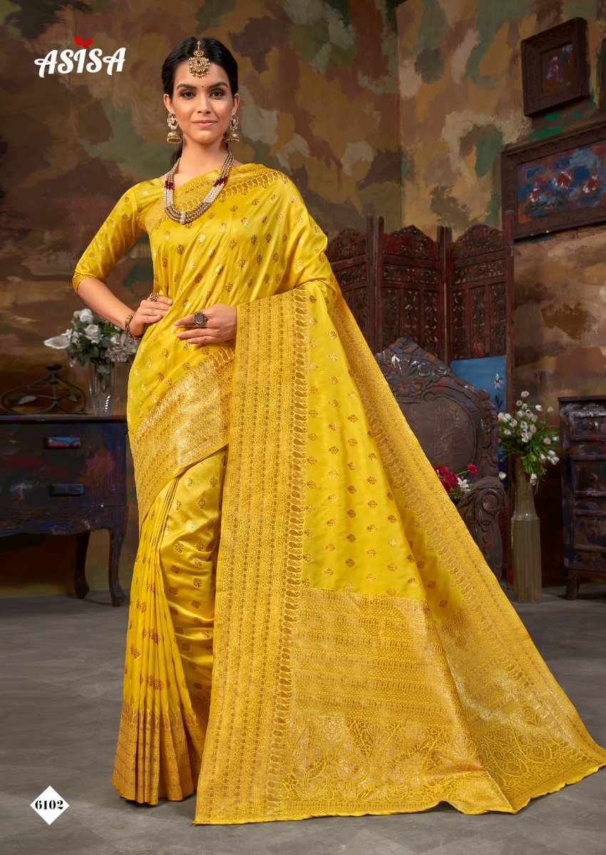 Asisa Saree Tulsi 6101-6106 Series 2