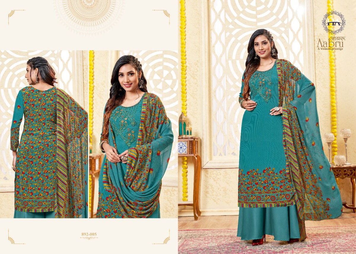 Harshit Fashion Aabru 892-001 to 892-010 Series 5