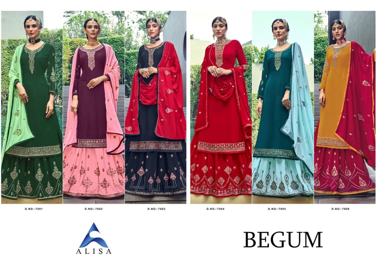 Alisa Begum Skirt 7001-7006 Series 7