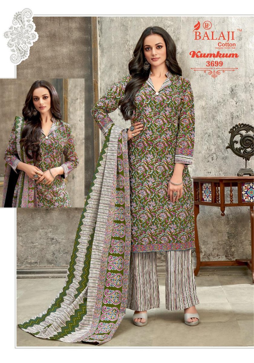 Balaji Cotton Kumkum Vol-25 3691-3710 Series 9