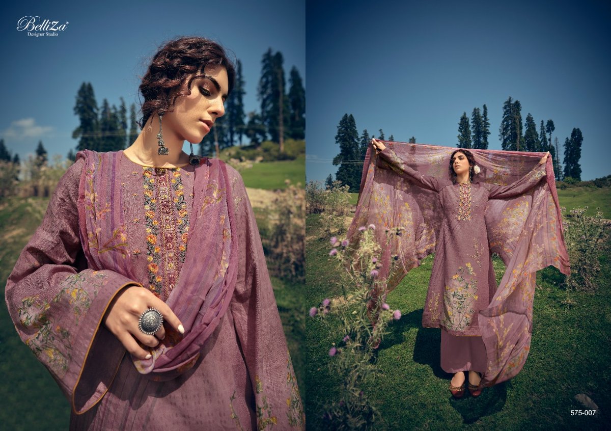 Belliza Designer Kimaya 575-001 to 575-010 Series 7