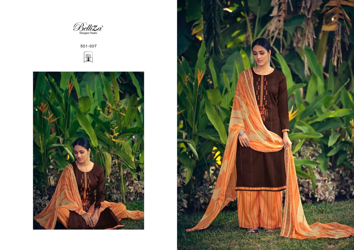 Belliza Designer Nazar-Patiyala Vol-5 501-001-501-010 Series. 7