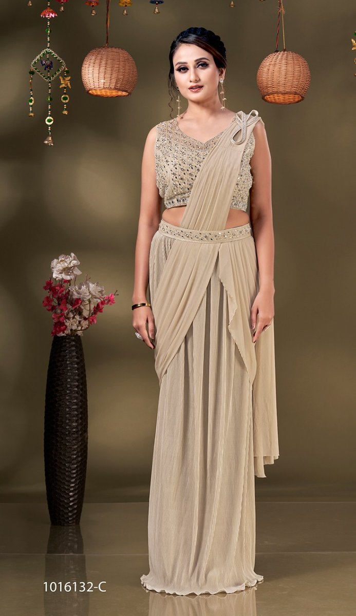 Aamoha Trendz Ready To Wear Designer Saree 1016132 Colors 5