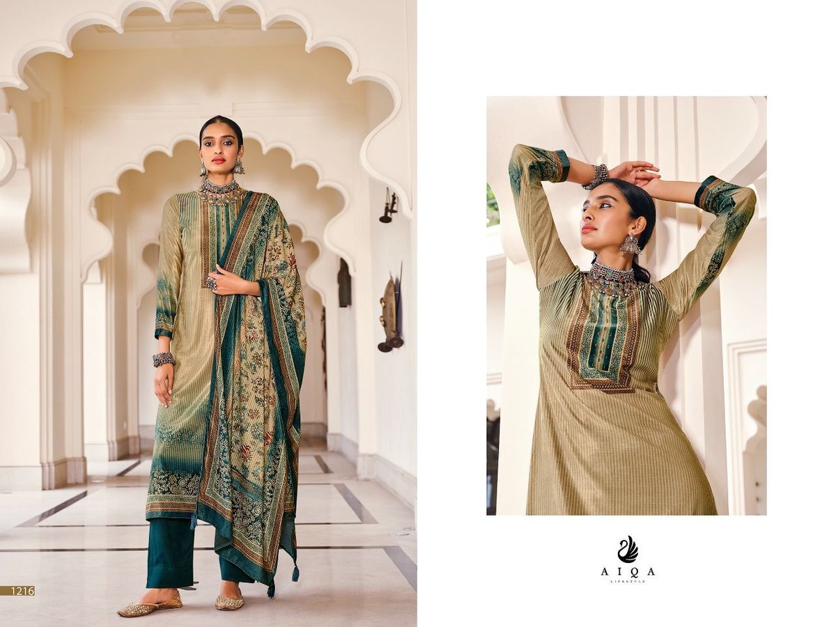 Aiqa Lifestyle Qalamkar 1216-1223 Series 1