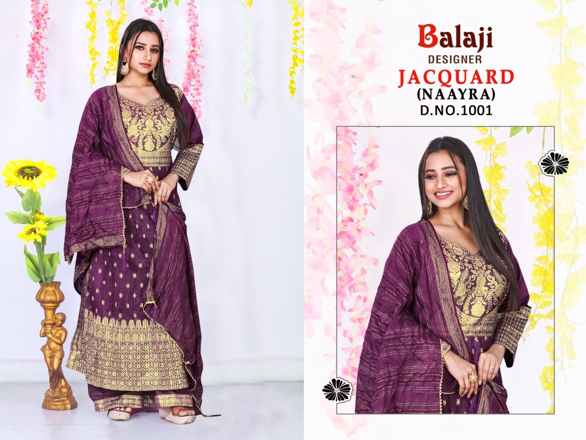 Balaji Designer Jacquard Naayra 1001-1004 Series 1