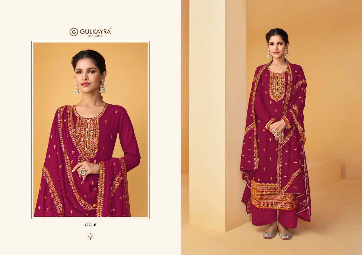 Gulkarya Designer Palak 7020 Colors 2