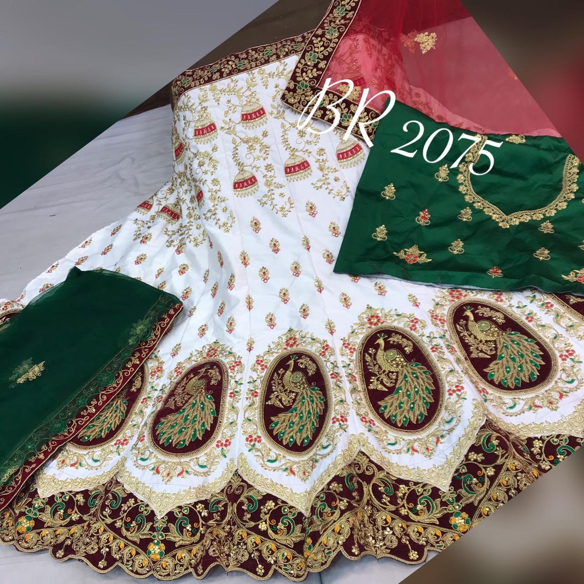 BR Designer Bridal Panetar Lehenga Choli BR 2075 Colors 1