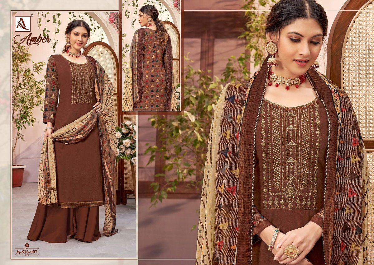 Alok Suits Amber 816-001 to 816-010 Series 7