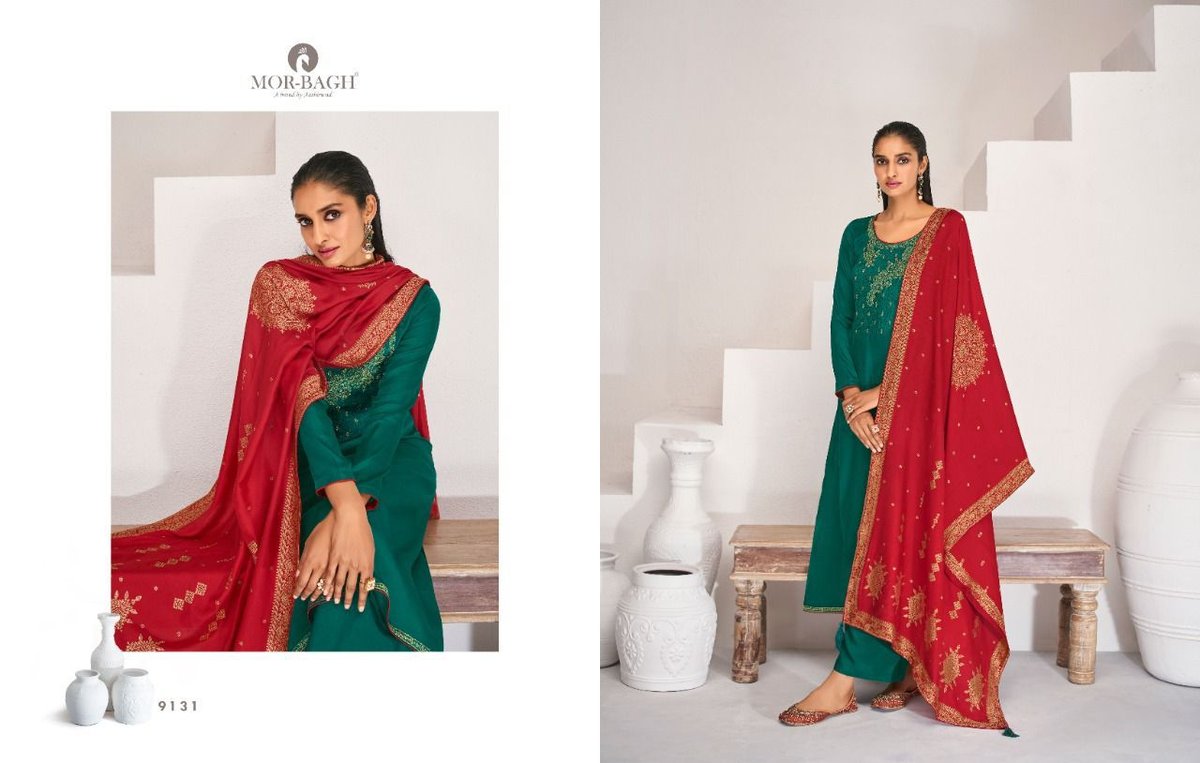 Aashirwad Creation Mor Bagh Sitara 9126-9131 Series 6