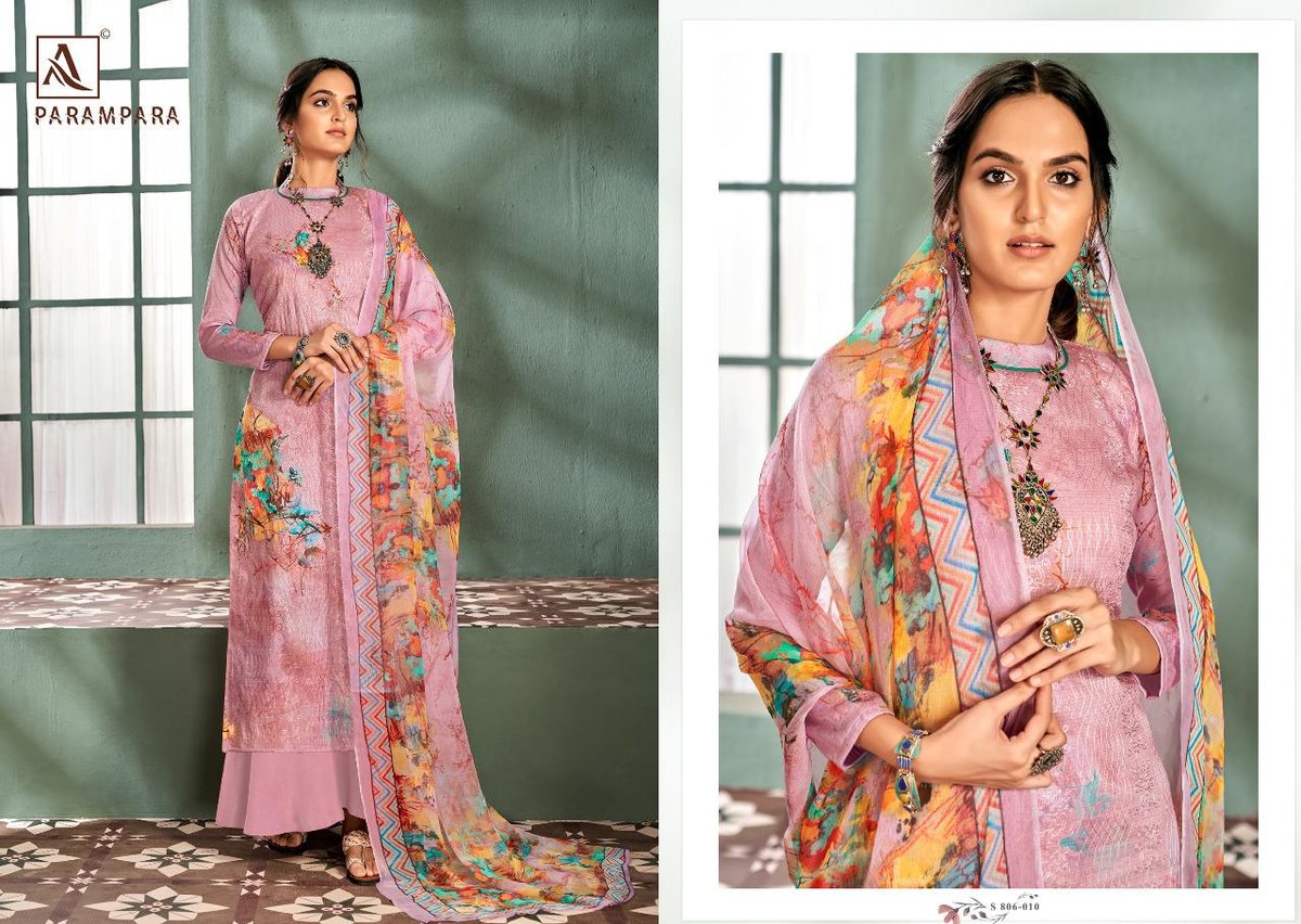 Alok Suits Parampara 806-001 to 806-010 Series 10