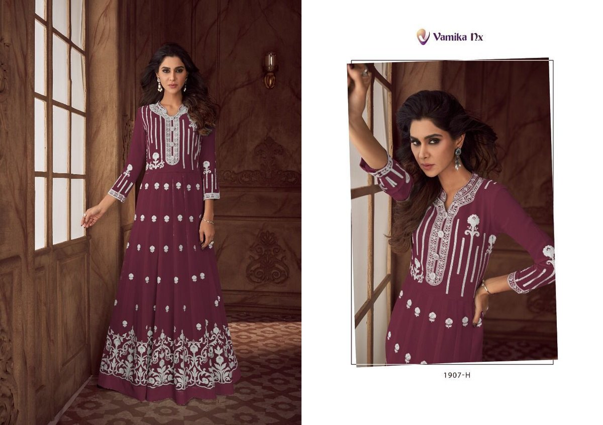 Vamika Nx Siya Vol-2 Platinum 1907 Colors 3