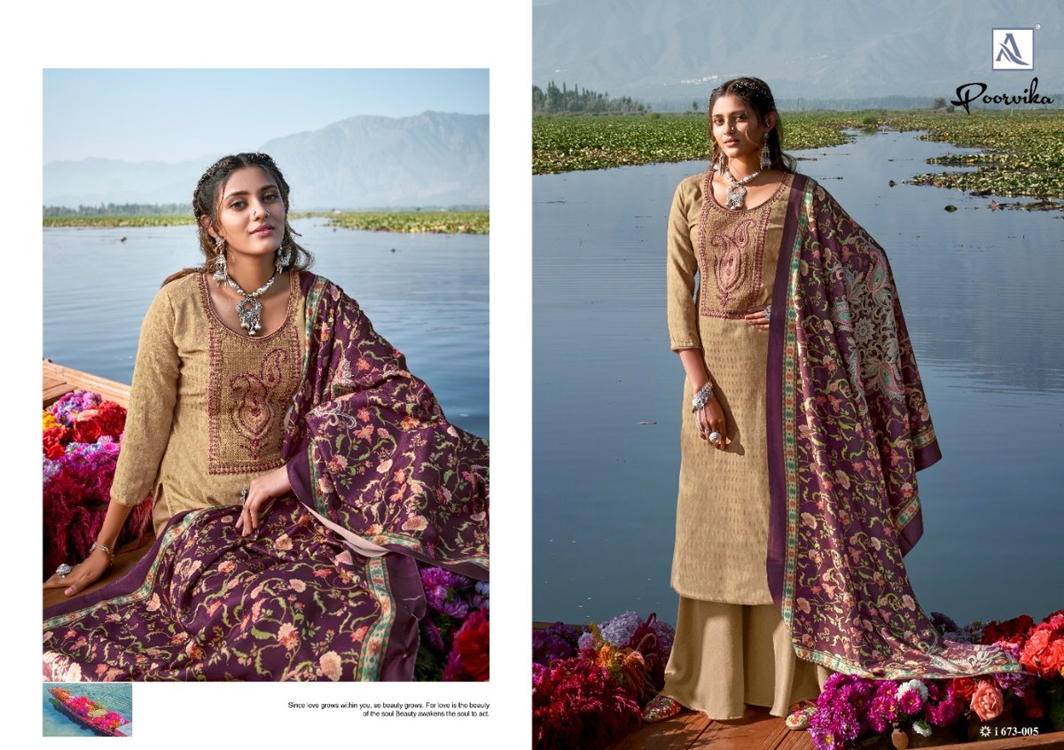 Alok Suits Poorvika 673-001-673-010 Series 5