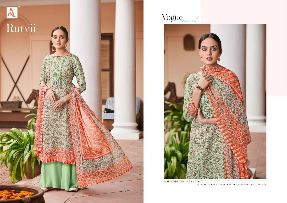 Alok Suit Rutvii 1732-001 To 1732-008 Series 6