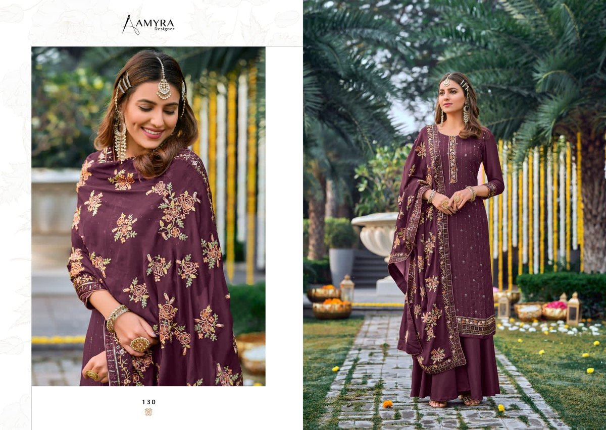 Amyra Designer Aaina Vol-7 130-133 Series 1