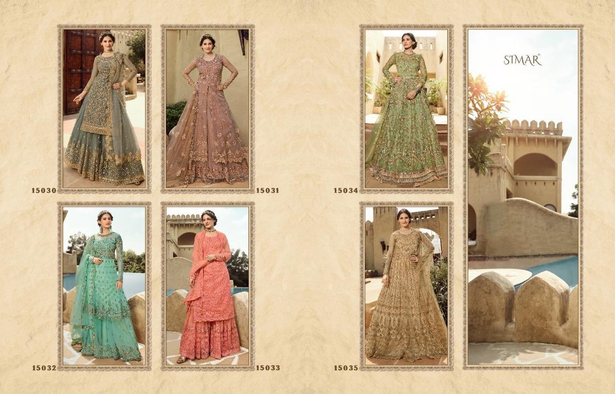 Glossy Simar Amyra Shaivi 15030-15035 Series 7