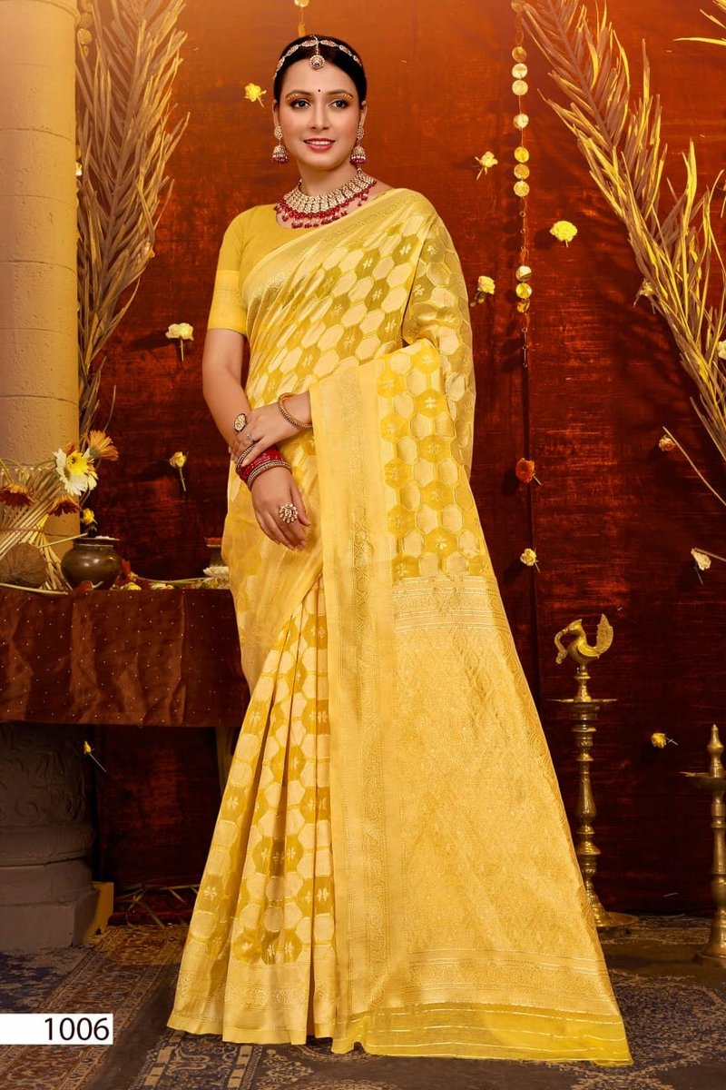 SAROJ SAREE PACIFIC COTTON VOL-4 1001 TO 1006 6