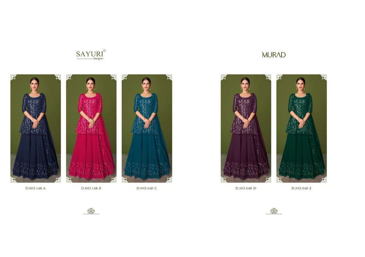 Aashirwad Sayuri Designer Murad 148 Colors 6