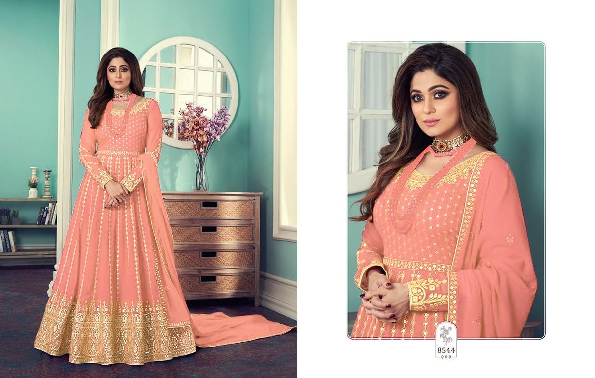 Aashirwad Creation Gulnar Premium Quality 8544 Colors 8