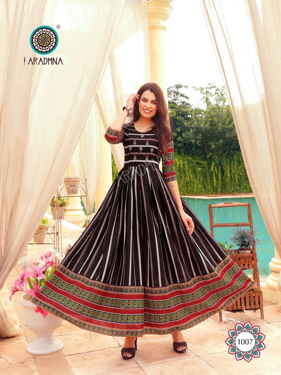 Aradhna Fashion Stripy Vol-1 1001-1012 Series 7
