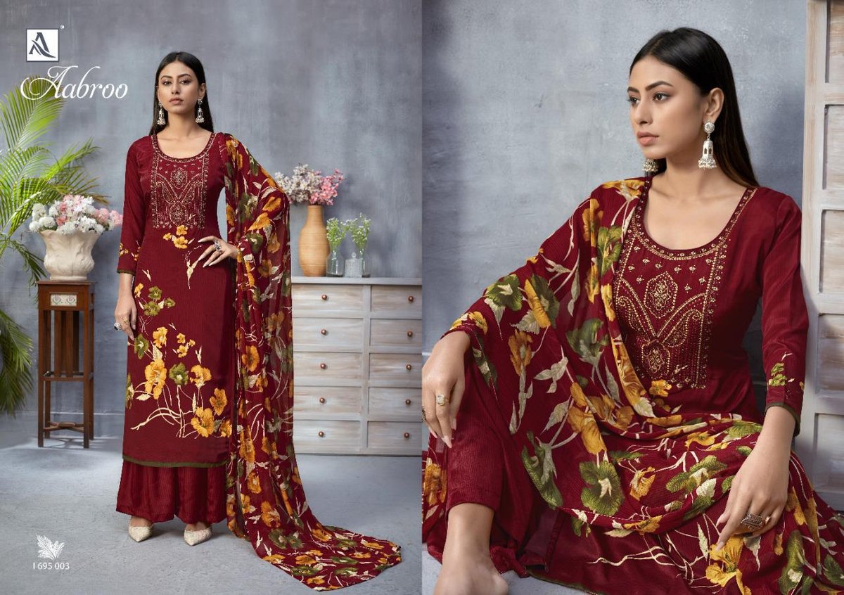 Alok Suits Aabroo 695-001-695-010 Series 3