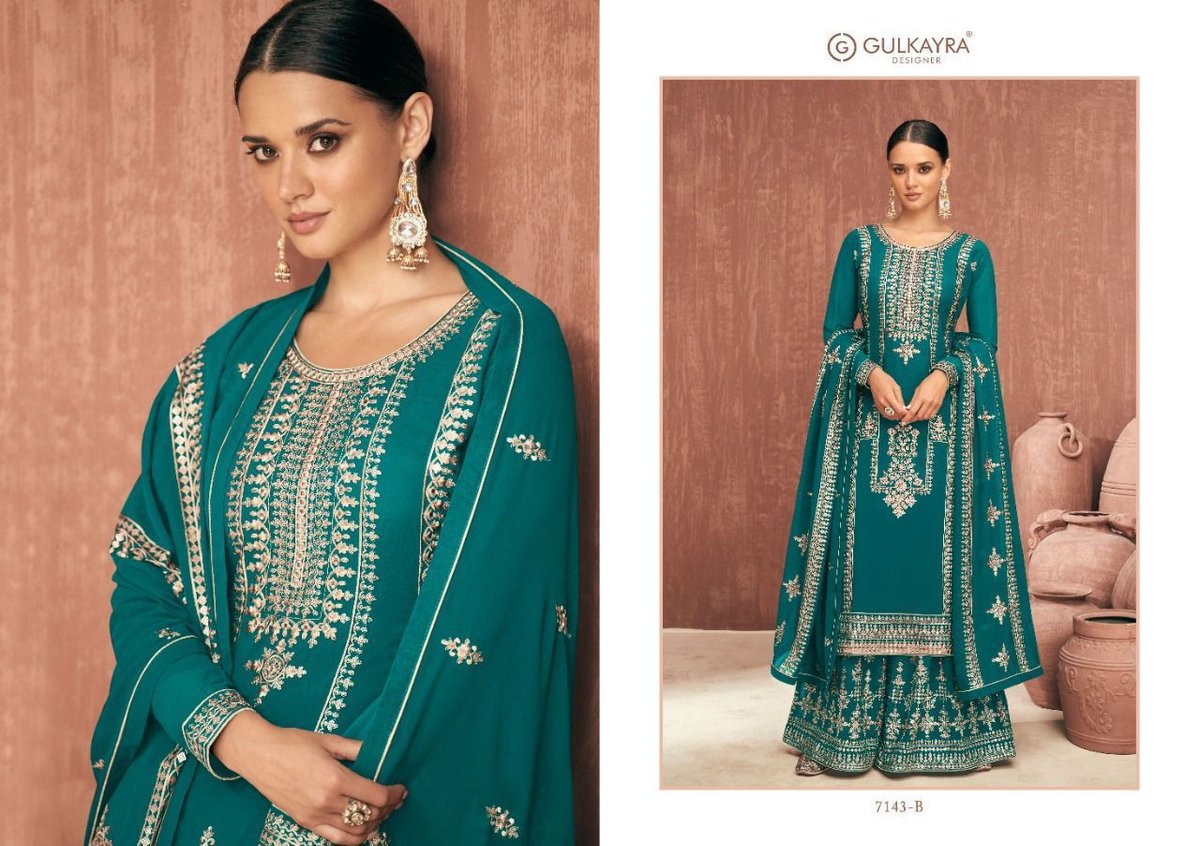 Gulkayra Designer Royal Gold 7143 Colors 2