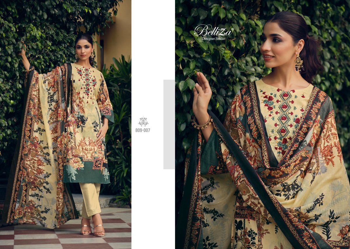 Belliza Designer Naira Vol-15 809-001 to 809-010 Series 7
