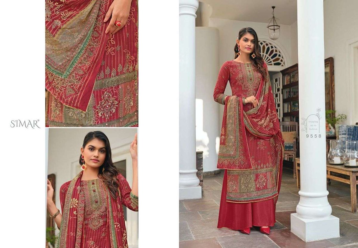 Glossy Simar Mahnoor Vol-2 9558-9565 Series 1