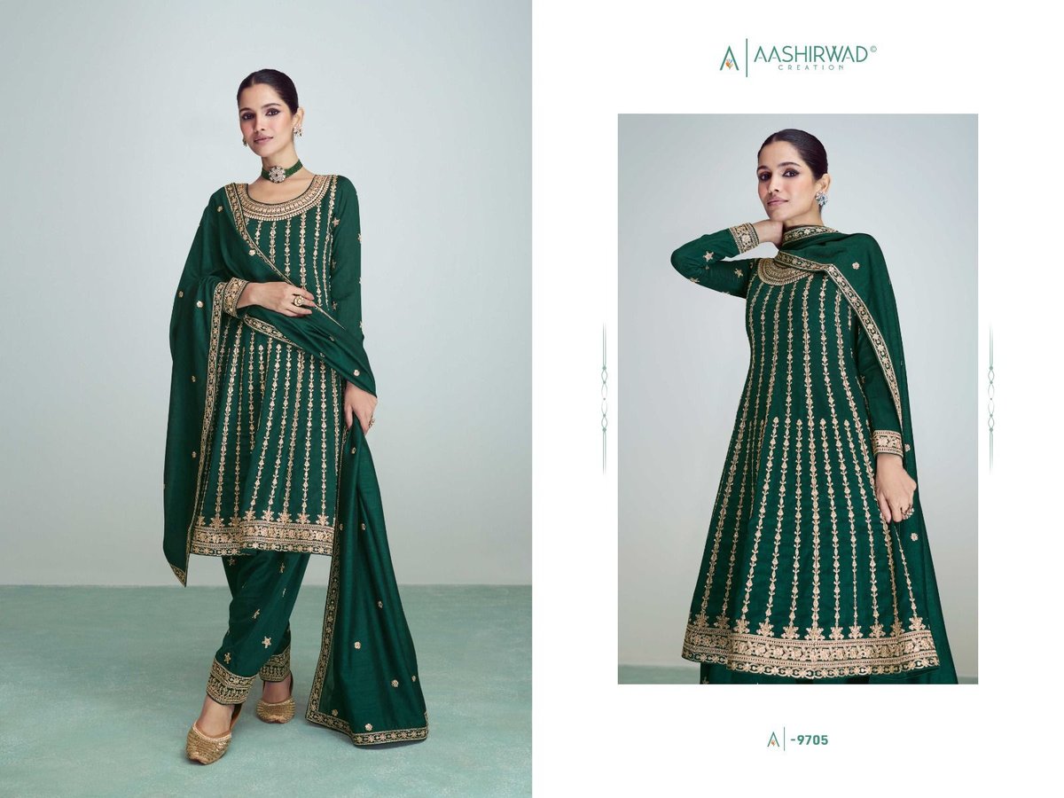 Aashirwad Creation Riwaaz 9704-9708 Series 2
