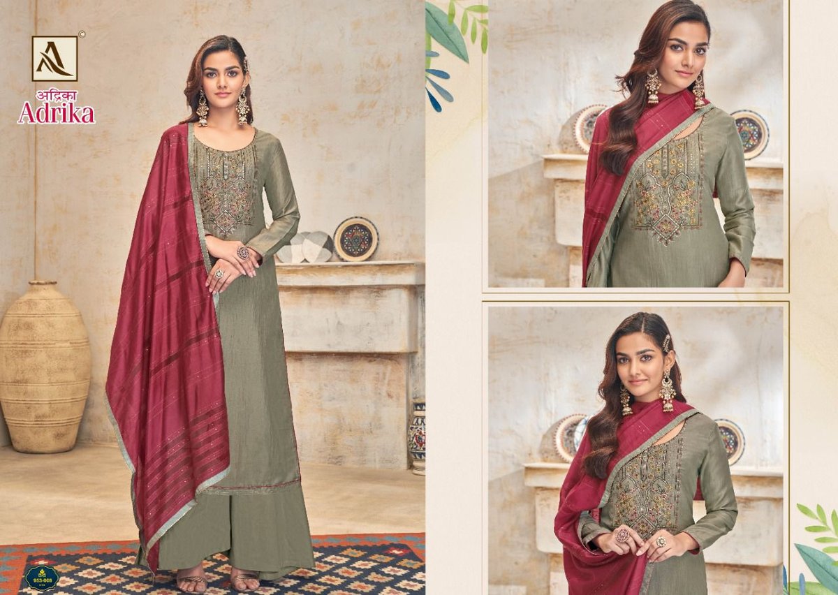 Alok Suit Adrika 953-001 to 953-008 Series 8