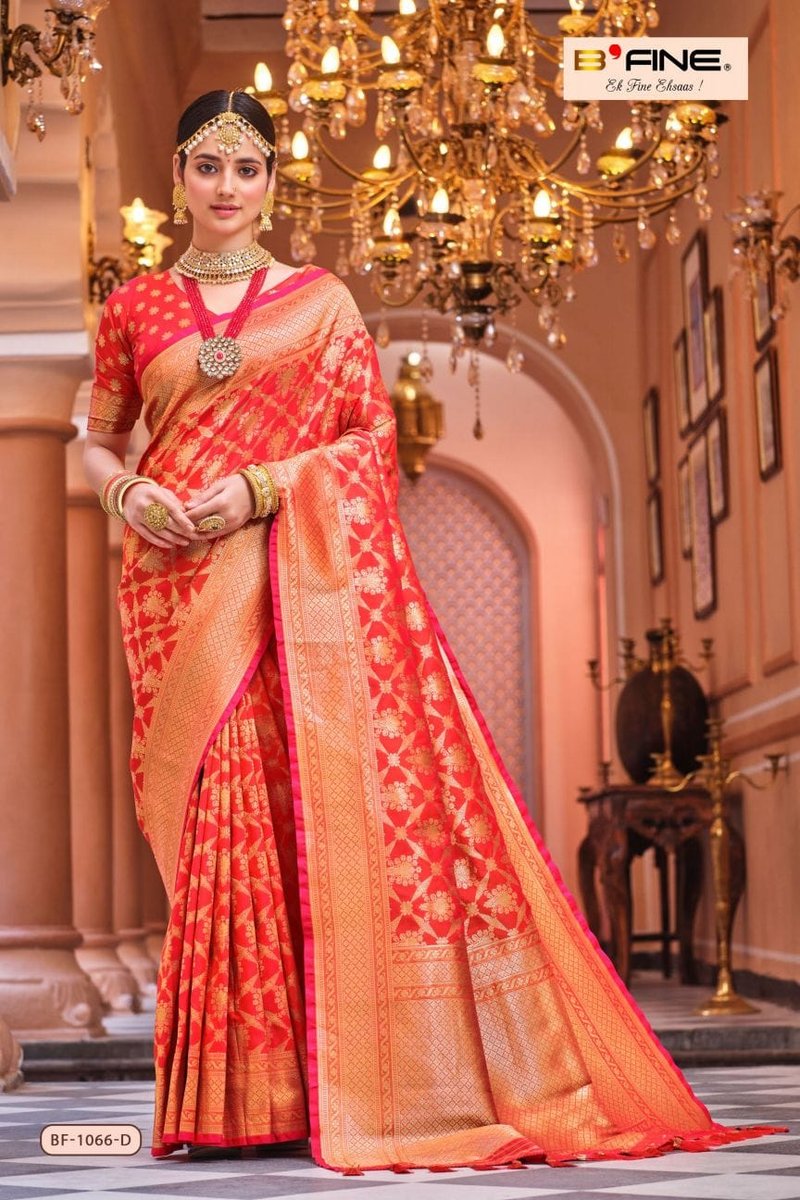 B Fine Saree Sanika BF-1066 Colors 4