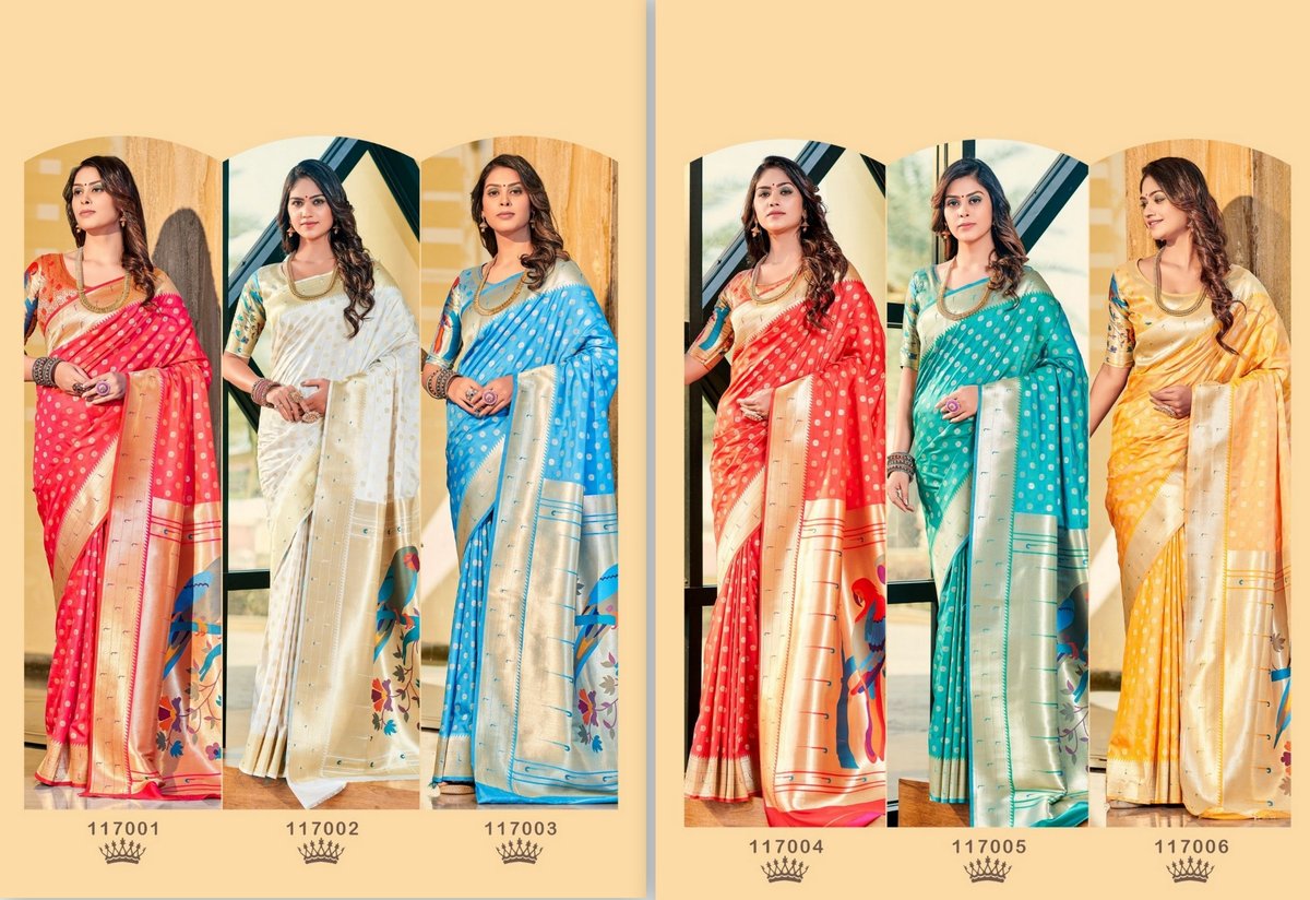 Rajpath Paithni Silk 117001-117006 Series 7