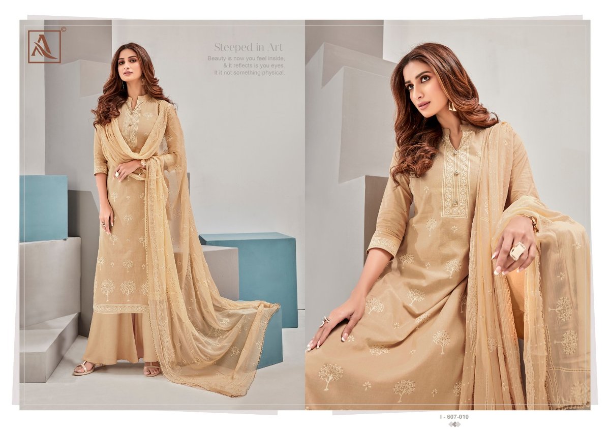 Alok Suits Bloom Gold 607-001-607-010 Series 10