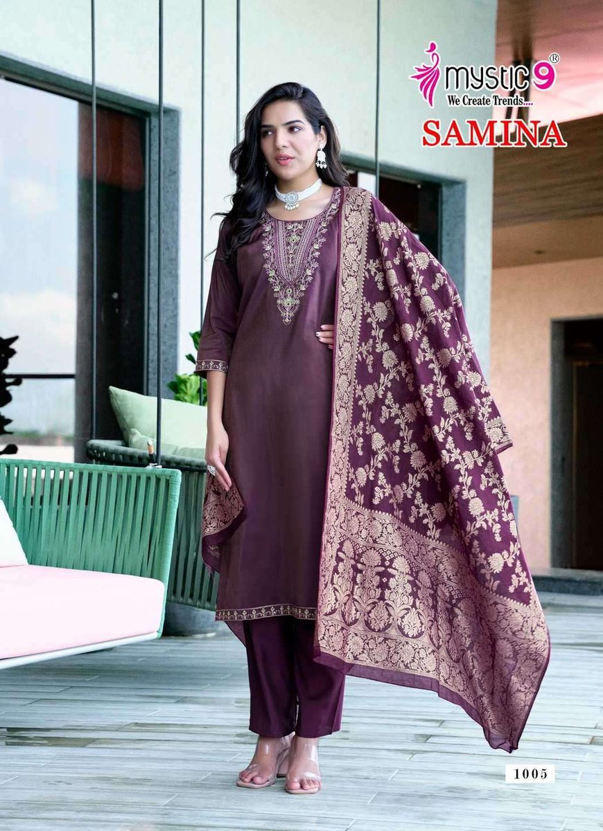 MYSTIC 9 SAMINA VOL-1 ROMAN SILK 1001-1008 SERIES 7