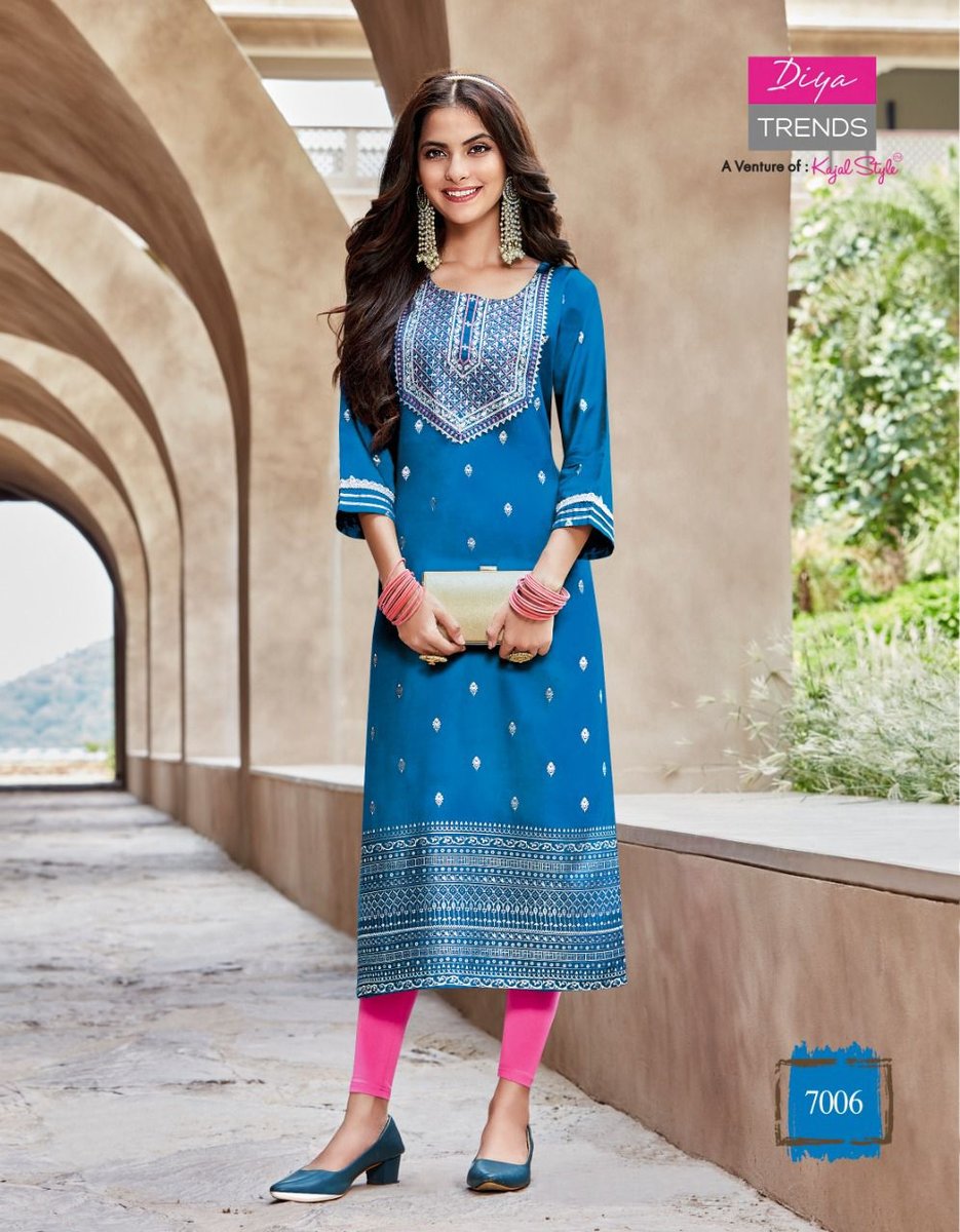 Diya Trends Victoria Vol-7 7001-7014 Series 6
